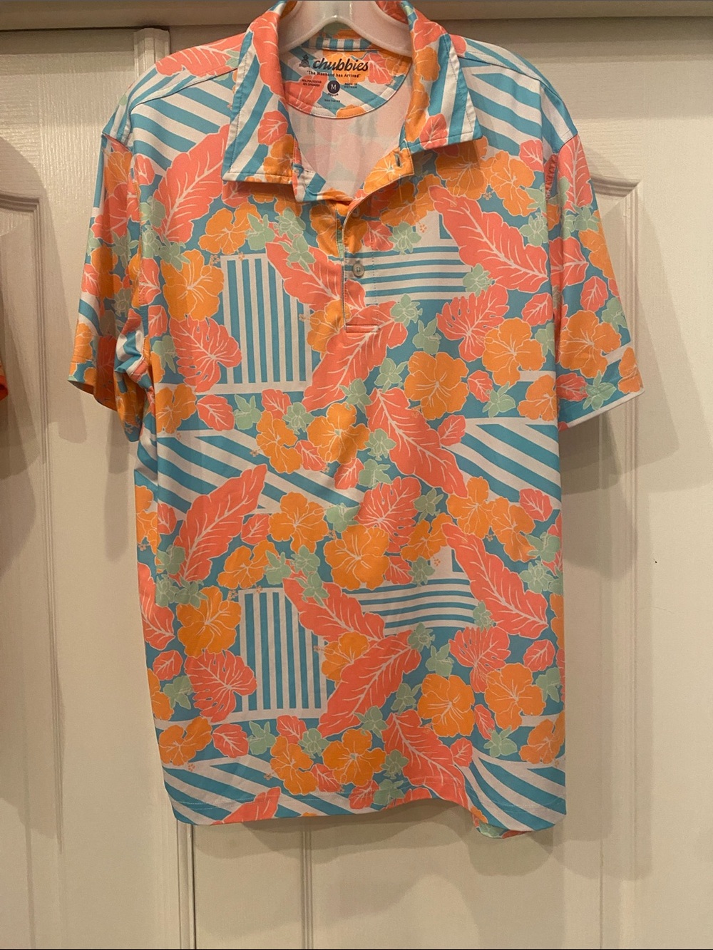 Chubbies Colorful Men’s Floral Polo